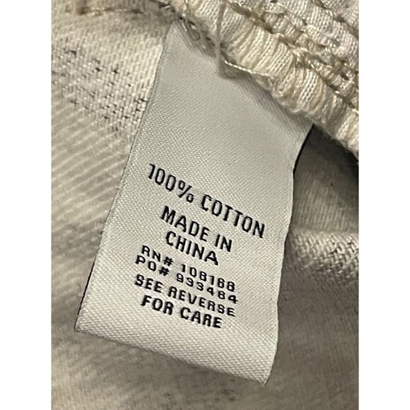 High waisted chevron black and white raw hem denim jean shorts mom Tillys zebra - Picture 7 of 7